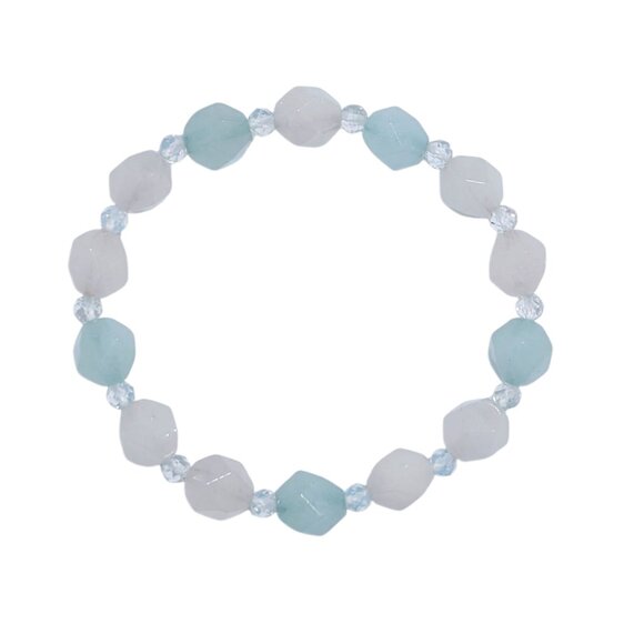 BERYL JADE/OPALITE BRACELET - Picture 1 of 4